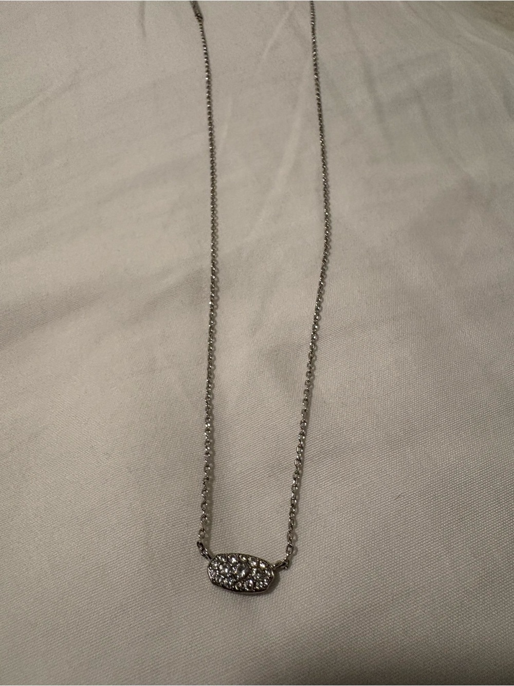 Kendra Scott Silver Grayson Necklace